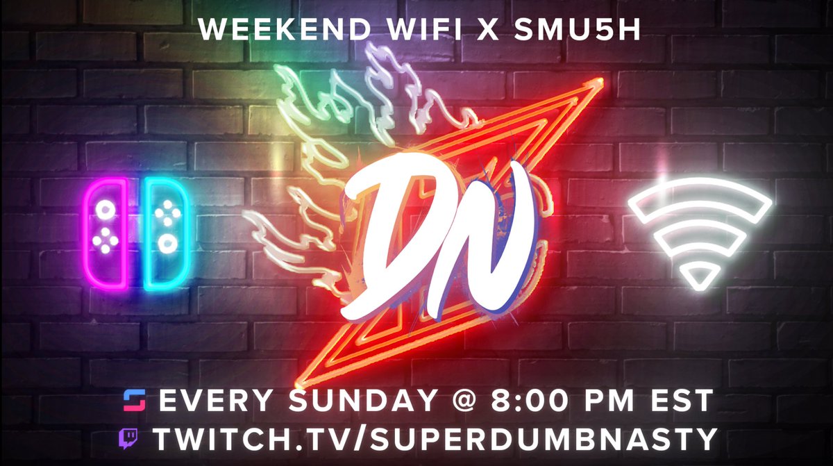 DNxTournaments's tweet photo. OK! IT IS TIME! Weekend Wifi X @SmU5h #68 is TODAY @ 5:00 PM PST / 8:00 PM EST!

Registration is open from now till 1 hour before the bracket, sign up below to lock in your spot before we go live! https://t.co/XZr1XIyMzp