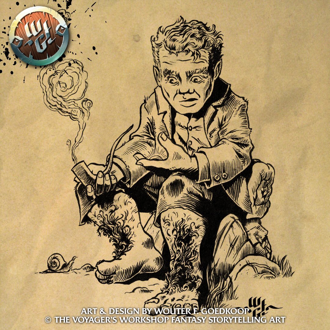 wfgWorkshop's tweet photo. A happy birthday to the finest of Hobbits; and to his nephew Frodo as well, of course!

#ink #handdrawn #traditional #illustration #bilbo #hobbitday #Tolkien #middlearth https://t.co/bN8QuAJDW0