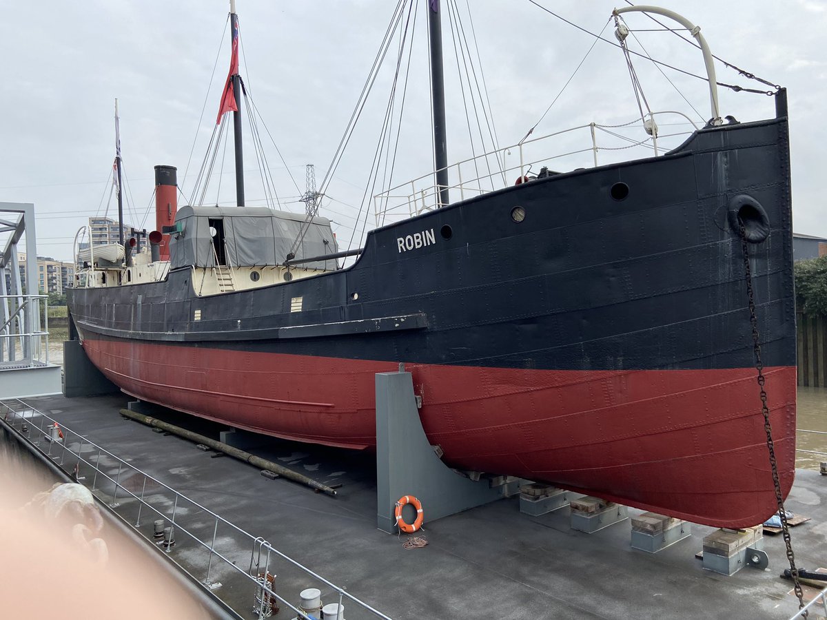 WebbyJamesHere's tweet photo. Checking out the old steam ship SS Robin at Trinity Buoy Wharf as part of @openhouselondon #OpenHouseLondon #SSRobin #SteamShips #London https://t.co/KtHpz6vBqp