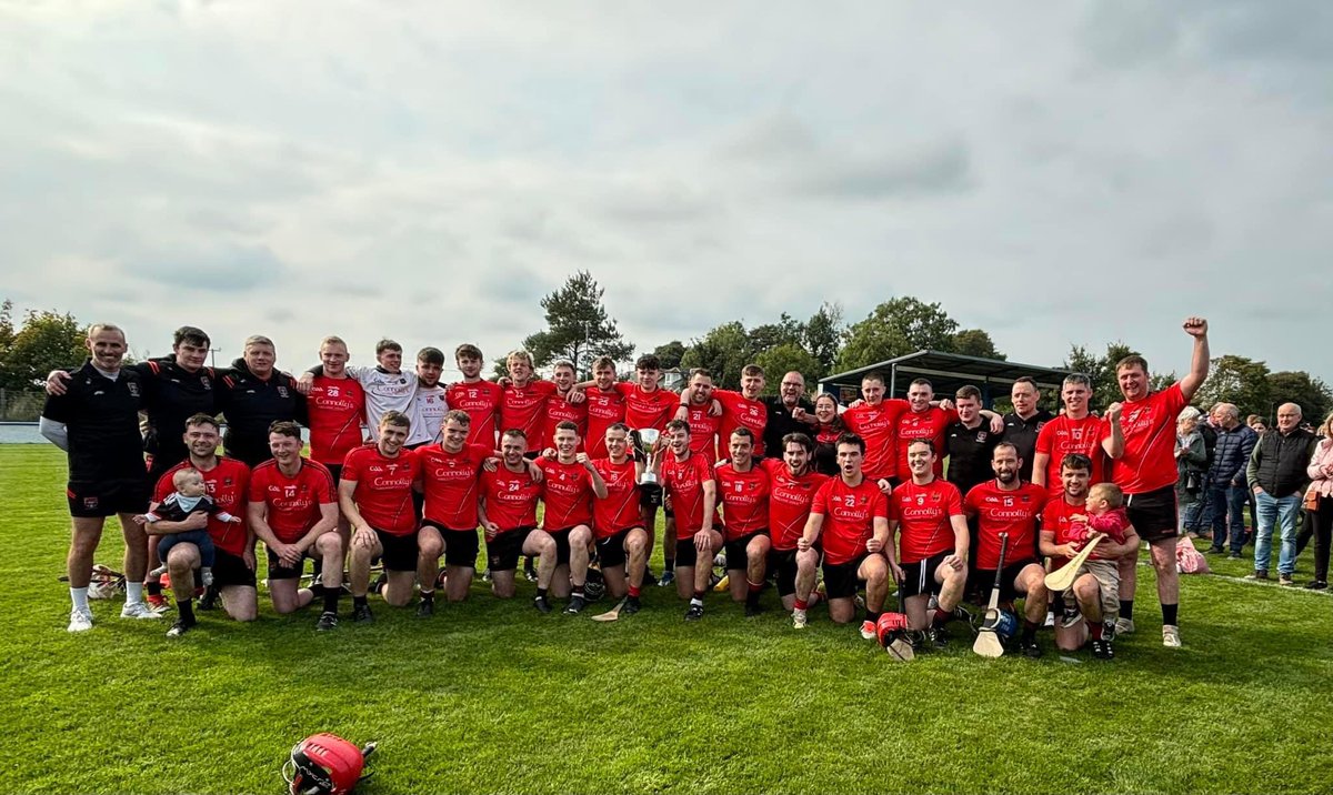 monaghangaa's tweet photo. 🏆That winning feeling! 
🏆Comhghairdeas mór to @truaghgaels team &amp; management on been crowned @amhurleys 2024 Junior Hurling Champions! https://t.co/76kOHkkVzM
