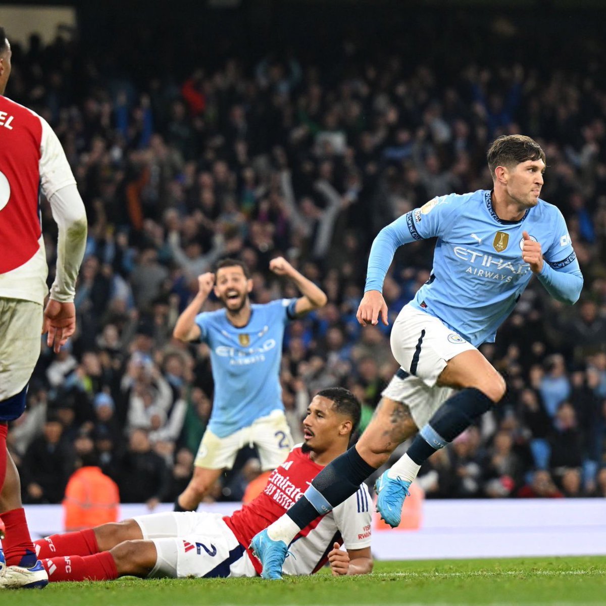 Man City celebrated that draw like they'd just won the league...this is what Arteta's Arsenal has done to them, with 10 men.

The pendulum has swung. #afc