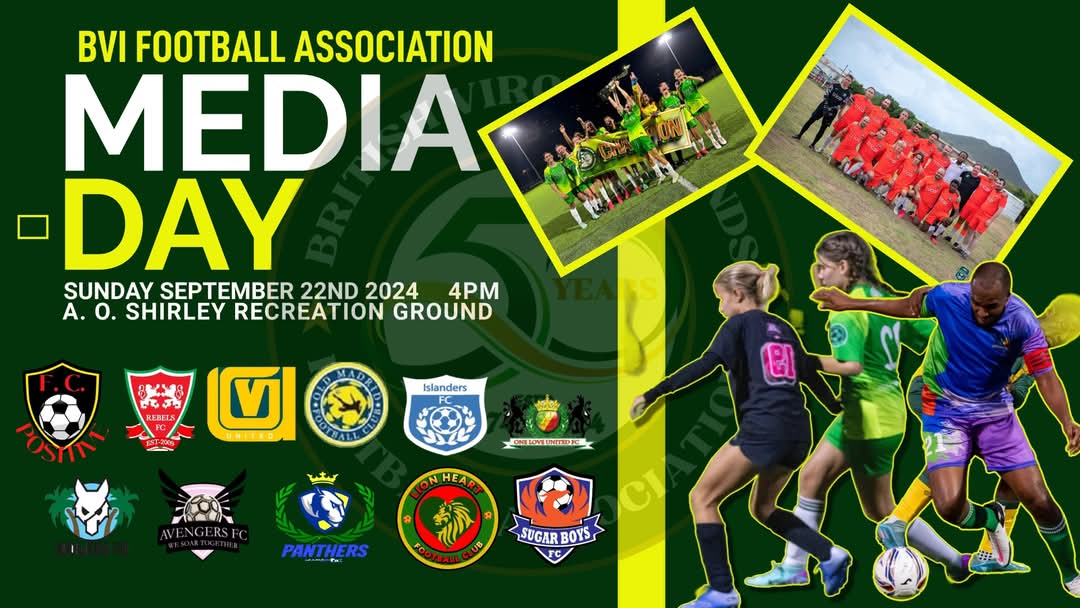TODAY TODAY TODAY!

Behind the scenes with the future of BVI football at Media Day! ⚽️🎤 Capturing the passion, pride, and power of our teams as we gear up for the season. Stay tuned for exclusive interviews, photos, and more! 💙🇻🇬 

#BVIFA 
#BVIFootball
#MediaDay