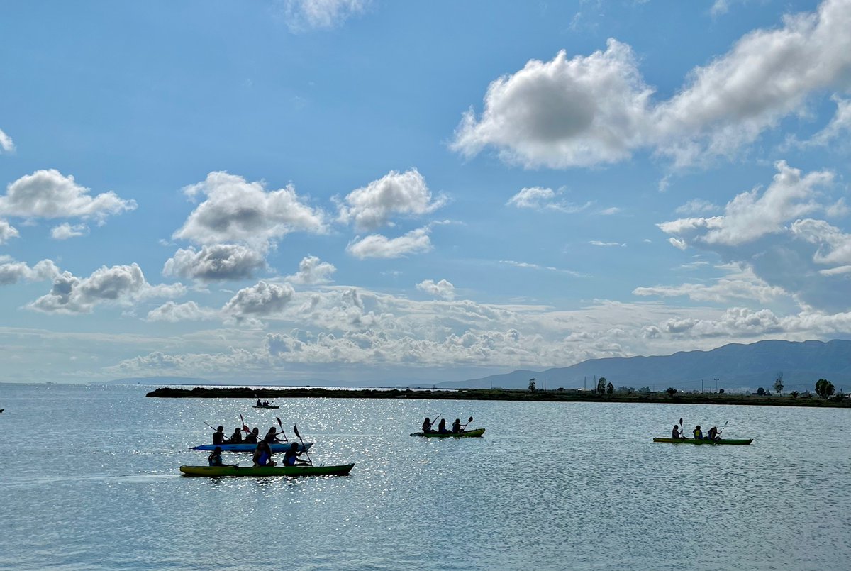 Aquests dies l'Institut Vallcarca s'ha traslladat al delta de l'Ebre per treballar la cohesió en aquest inici de curs. El temps ha estat mogut però ens ha permès gaudir del delta en totes les seves facetes, així com prendre consciència de la necessitat de protegir-lo.
🚲🚣🦩🪩🥘