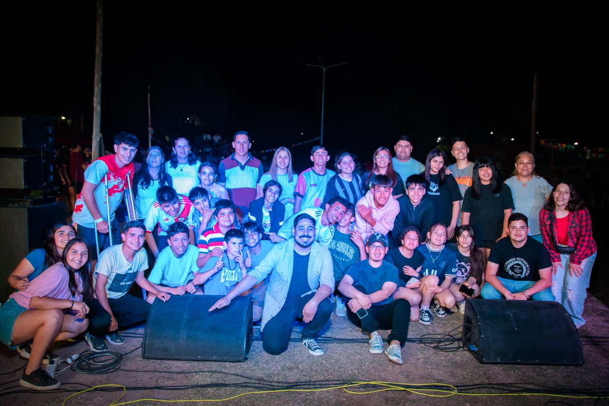 Muchas gracias al equipo Municipal por recibirnos y generar oportunidades para  que los pibes y pibas puedan brillar en nuestra fiesta de las juventudes #SeptiembreJoven