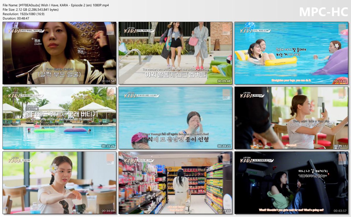 [ENG] Wish I Have, KARA Ep. 2
Project Lead/Editor: <a href="/daysofhyun/">ren✨</a>
Timer: <a href="/mypuckingbanana/">🍌</a> 
Translator: <a href="/illupurple/">purple.</a>
Editor/Typesetter/Encoder: <a href="/Tellerius/">rob</a>

Mega: mega.nz/folder/KQ1ThJD…
Terabox: terabox.com/s/1bTnWZs3FAHb…
Gdrive: drive.google.com/drive/folders/…

#KARA #카라 #カラ #FFBEA0subs