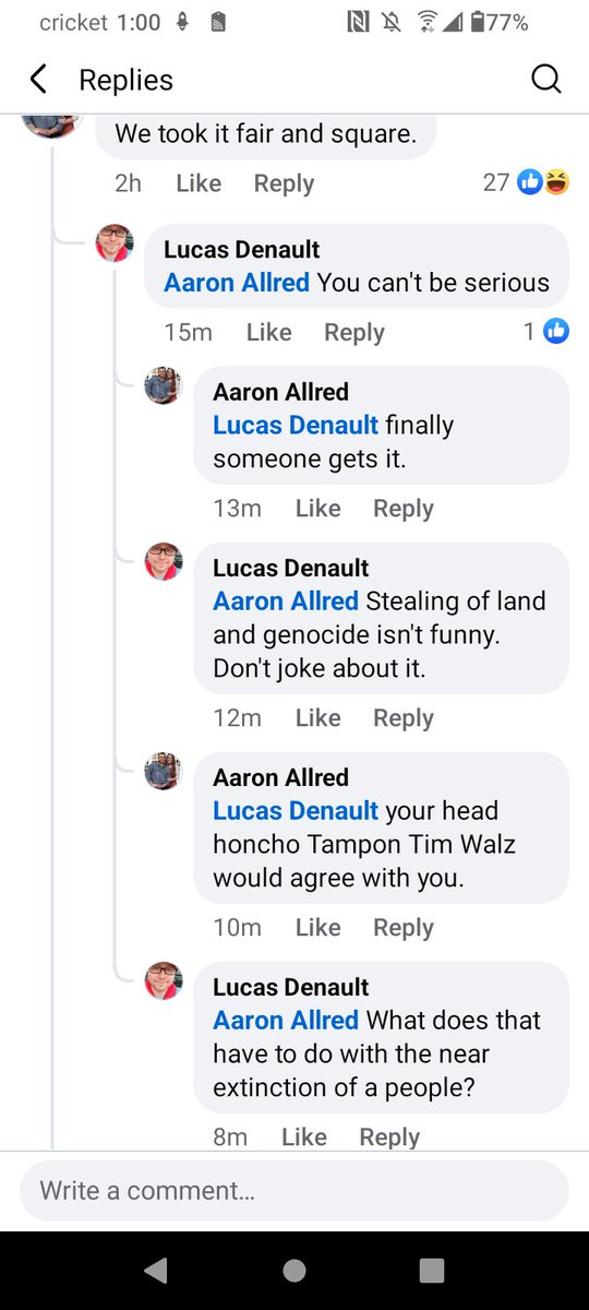 lucasdenault's tweet image. People on the internet being stupid? Shocker. #SupportNativeAmericans