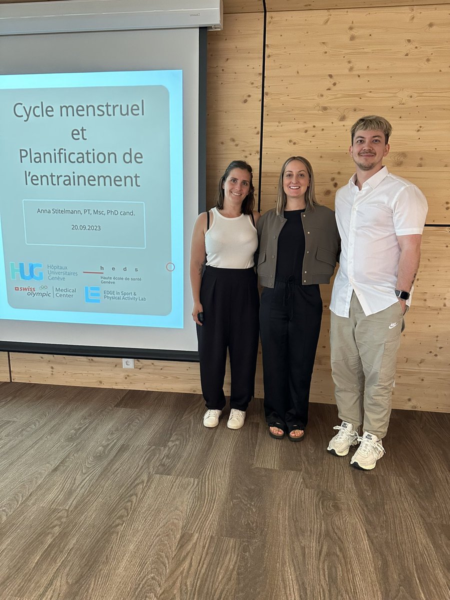 EDGE in Sport & Physical Activity Lab (@_edgelab) on Twitter photo EDGE Lab collaborators <a href="/StitelmannA/">Stitelmann Anna</a>, <a href="/DrAliBowes/">Dr Ali Bowes</a>, & @bel_loic meeting up in IRL at the Femmes et Sport Workshop organised by Le Reseau Santé & Sport in Switzerland. 🙌 We love to see it! 🤩 EDGE Lab collaborators <a href="/StitelmannA/">Stitelmann Anna</a>, <a href="/DrAliBowes/">Dr Ali Bowes</a>, & @bel_loic meeting up in IRL at the Femmes et Sport Workshop organised by Le Reseau Santé & Sport in Switzerland. 🙌 We love to see it! 🤩