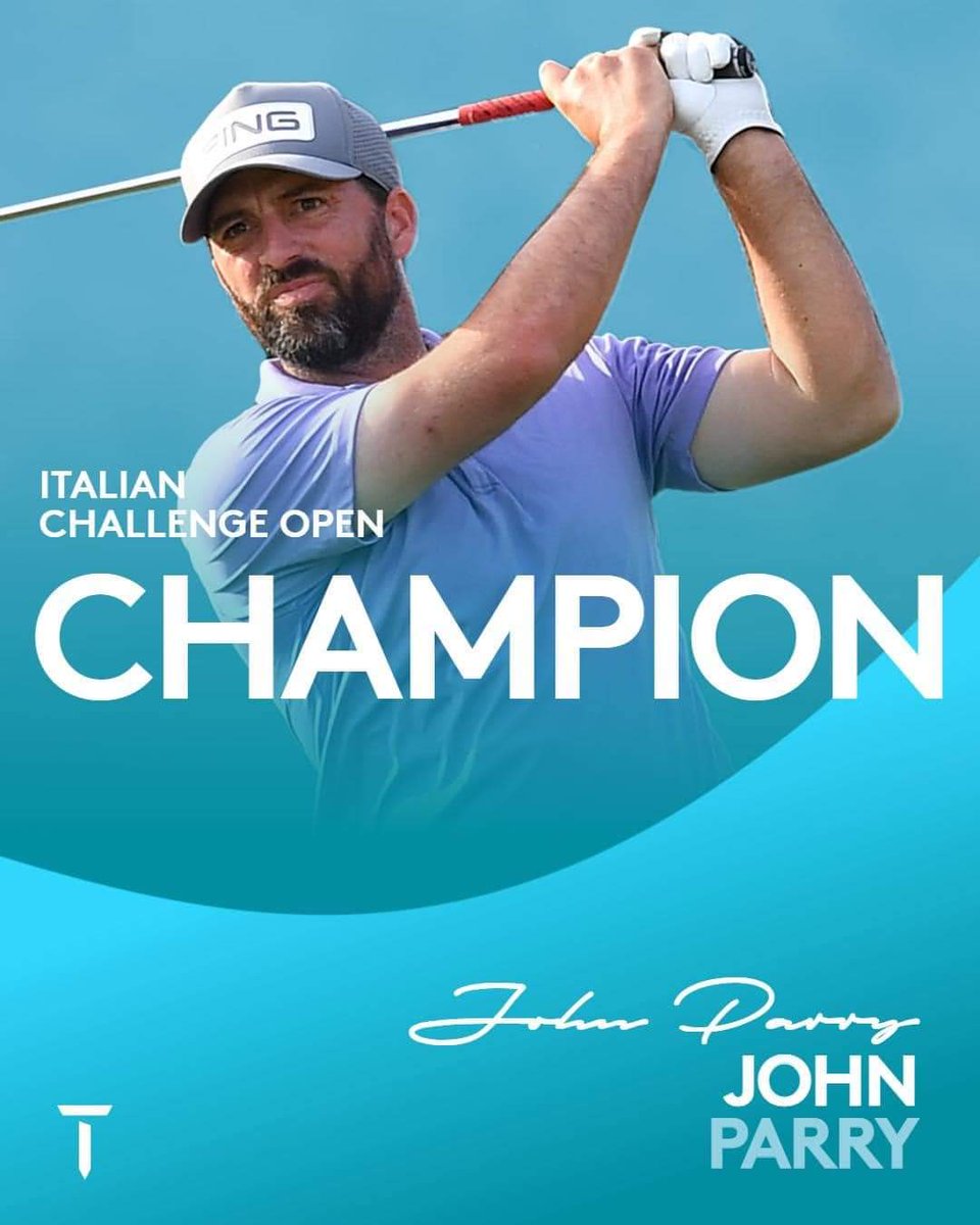 A huge congratulations to John Parry, as a final round 68 gets the job done in Italy.  With his 3rd win of the season John also secures automatic promotion to the <a href="/DPWorldTour/">DP World Tour</a>! Everyone at the club send their best wishes 🏆

#ItalianChallengeOpen
