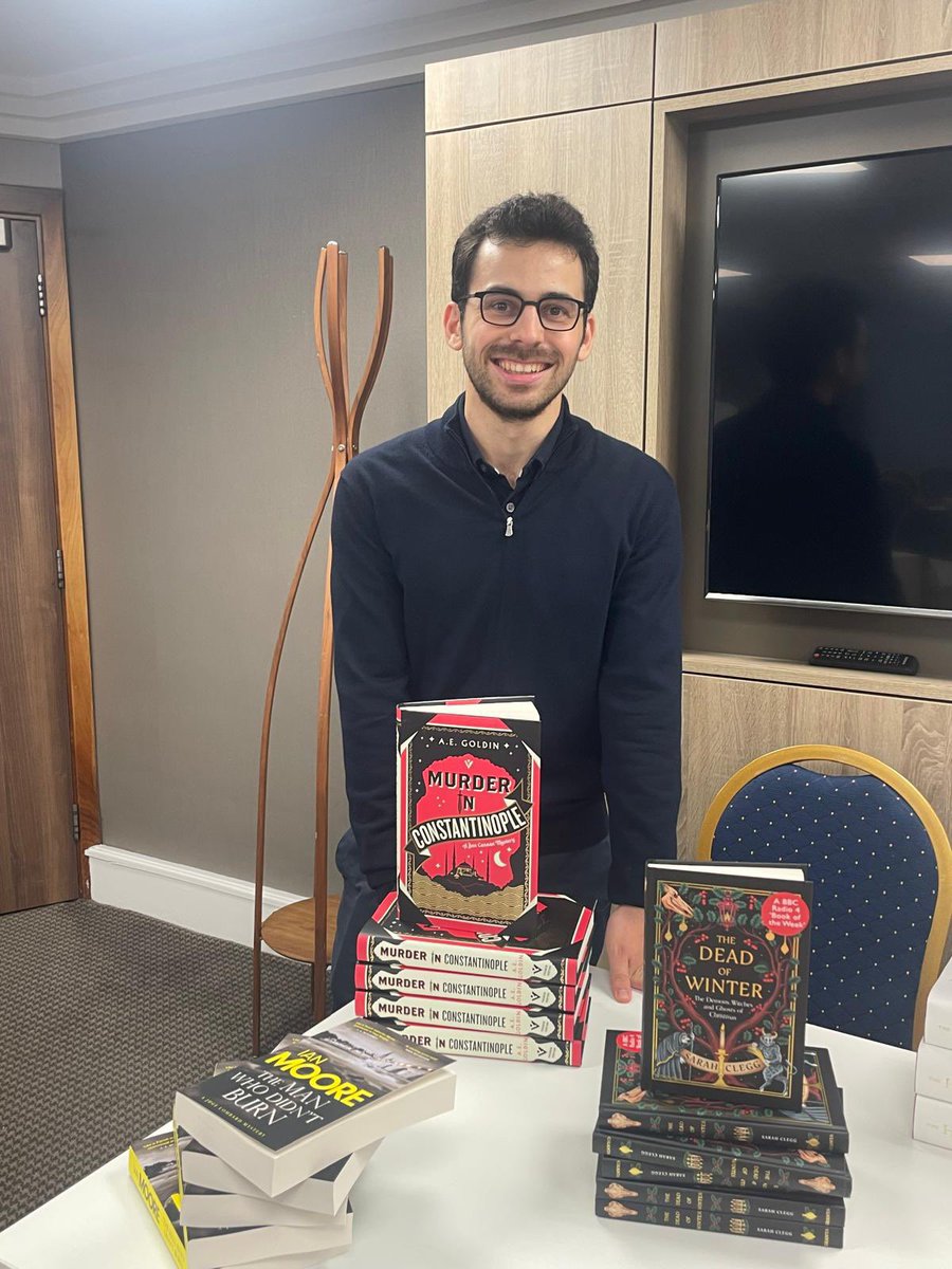A.E. Goldin (@aegoldin) on Twitter photo Really excited to attend the <a href="/BAbooksellers/">Booksellers Association</a> conference dinner. Looking forward to talking about #MurderInConstantinople a little later this evening 📚<a href="/PushkinPress/">Pushkin Press</a> Really excited to attend the <a href="/BAbooksellers/">Booksellers Association</a> conference dinner. Looking forward to talking about #MurderInConstantinople a little later this evening 📚<a href="/PushkinPress/">Pushkin Press</a>