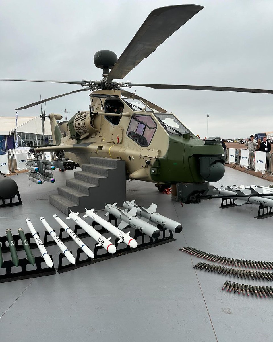 Defense_Talks's tweet image. Air Show of the #AAD2024 concludes today 🇿🇦

China showcased the Z-10ME Attack Helicopter at the #AAD2024  to attract African militaries towards this lethal flying tank.