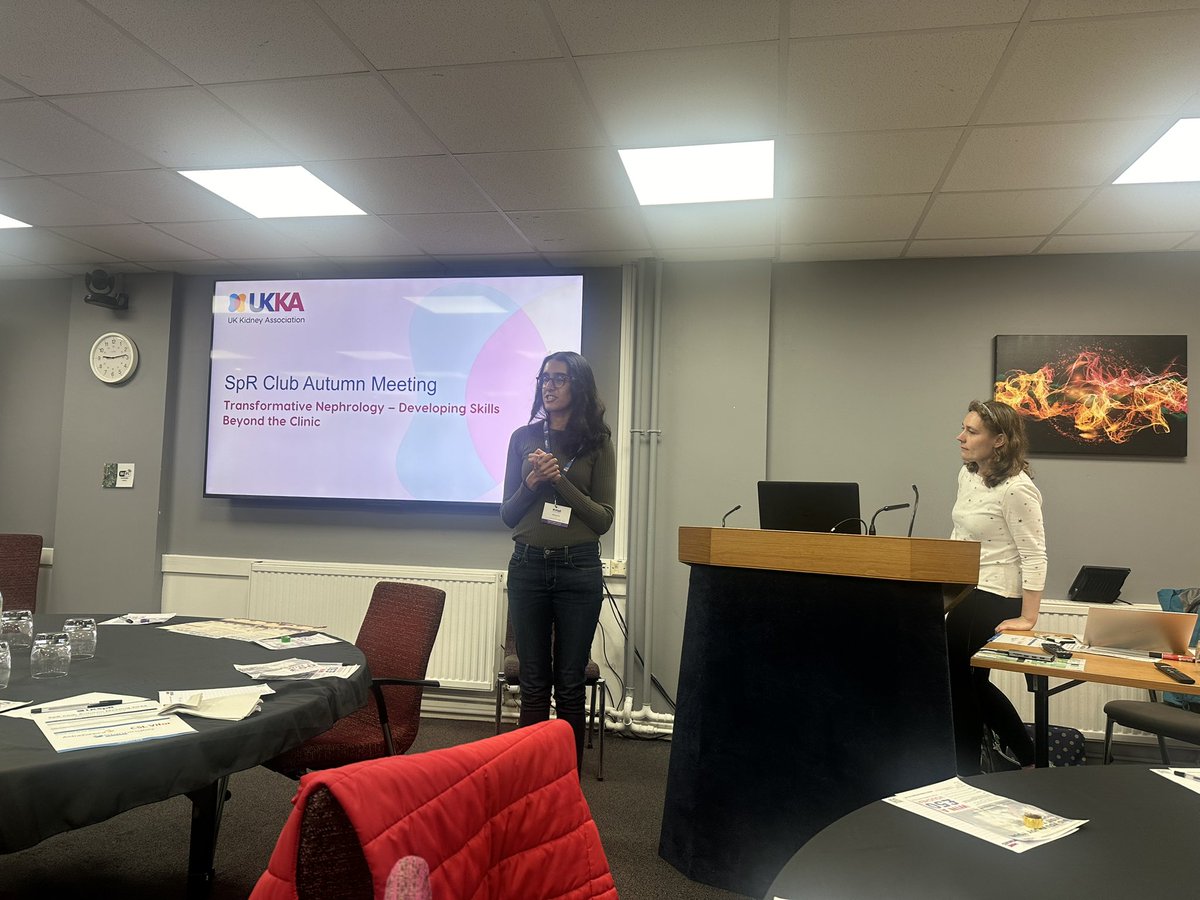 Kicking off day 2 of #sprclub2024 with our past chair <a href="/nimmikins/">Ailish Nimmo</a>. Great insights and lots of practical hints and tips on how to prepare for consultancy. Thank you so much for coming back to speak to us ❤️ <a href="/UKKidney/">The UK Kidney Association</a>