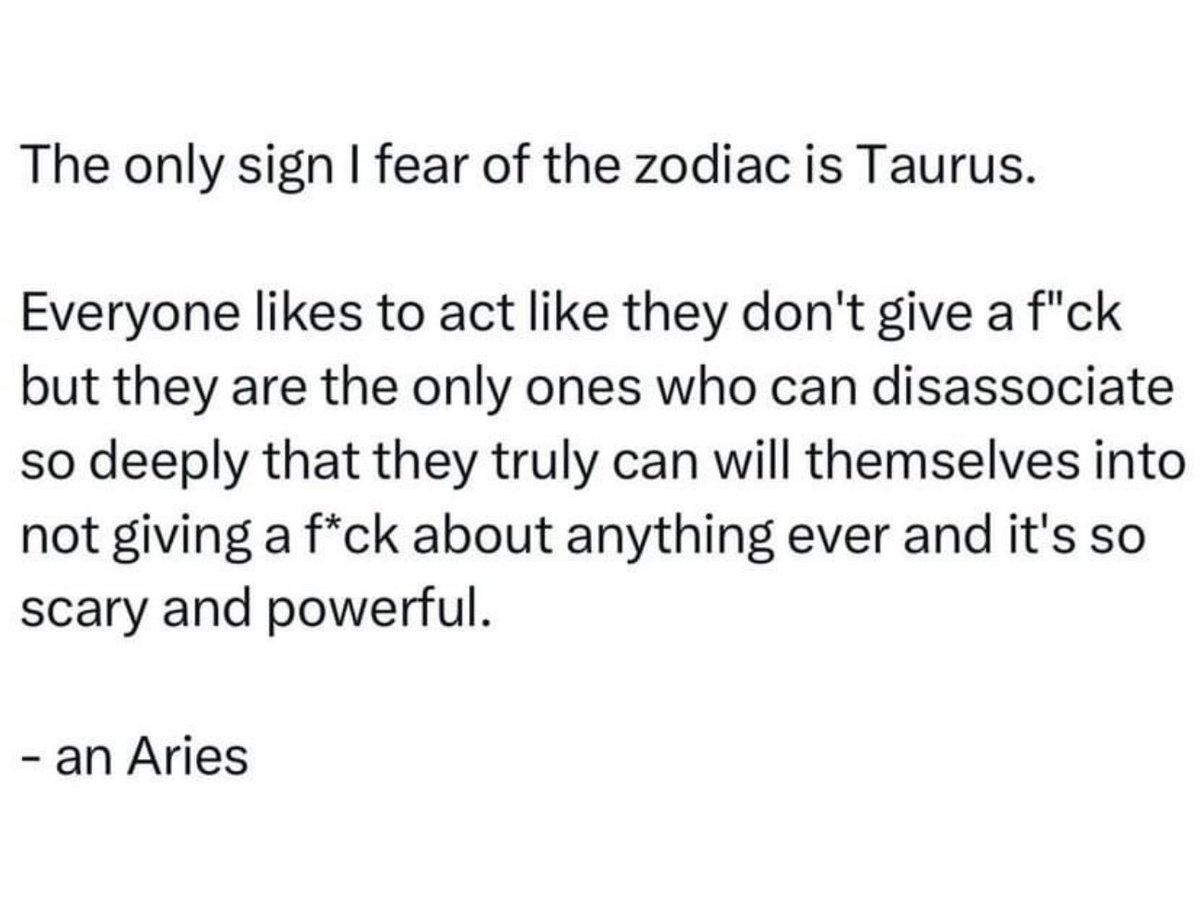 No because my ability to detach from anyone and anything is kind of scary