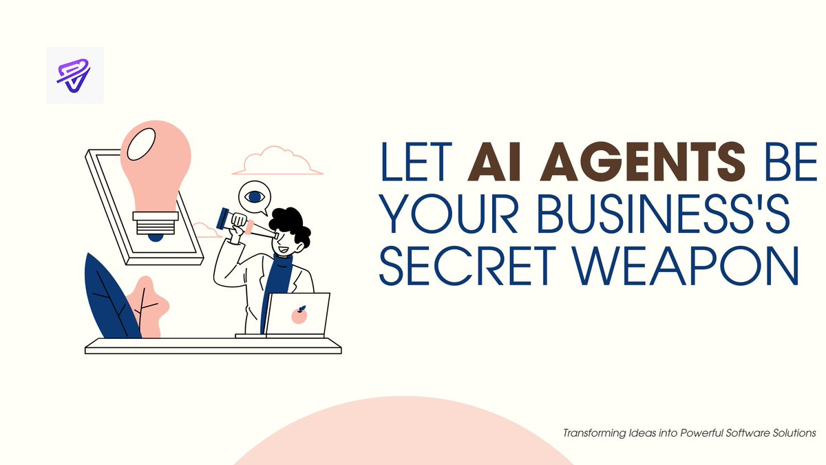 EnvisionTechAI's tweet image. Ready to transform your business with AI Agents? Here’s how they can help:

📅 One-click video calls &amp;amp; easy scheduling
📊 Self-updating tables for organization
🔍 Automated web search for efficient research
🧠 Custom content creation

Let’s work smarter! 💼✨ 

#AI #Automation
