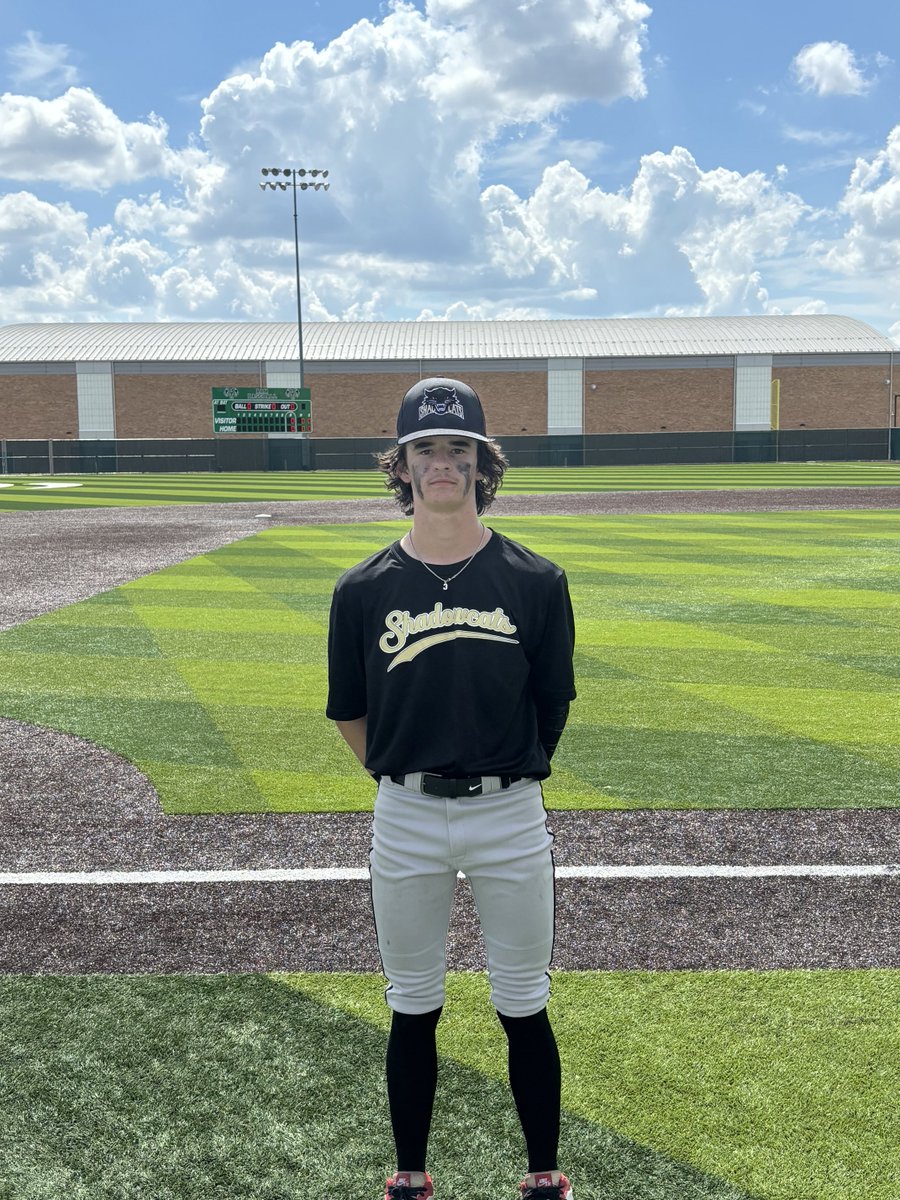 #DFWFallLeague F: Sherman Shadowcats 6, Canes SW 2027 Sepanek 5
PoG: <a href="/_alexsharp3/">Alex Sharp</a> 4 IP, 6K, 3H, R
Hitter: <a href="/11JaydenM/">Jayden McClain</a> 2-3, RBI, R
