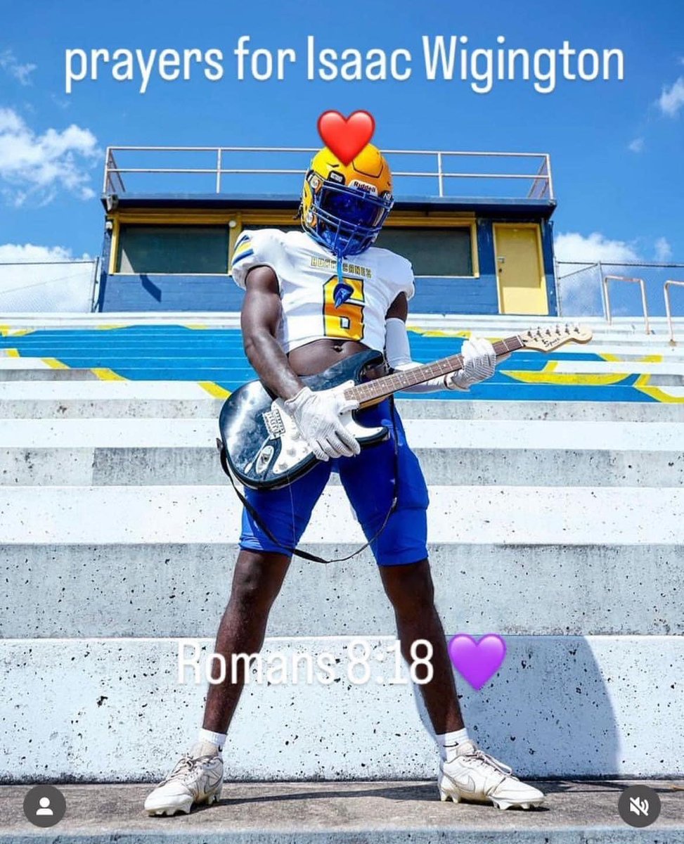 Please
Join our Hurricane family and community in prayer for Isaac, his family, and friends. He was in a terrible accident this morning. #Godswill