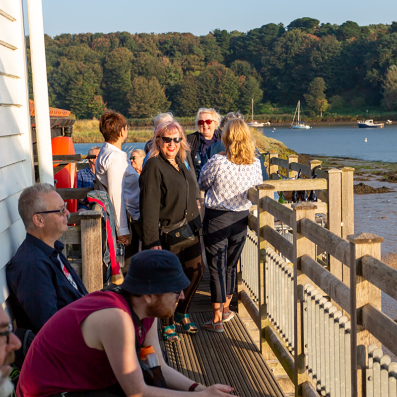 TideMill_Museum's tweet photo. #woodbridgeambientmusicfestival opened at #woodbridgetidemillmuseum. Piano & poetry from Will Fergusson, a talk on https://t.co/Vp1rs0qHdE by author John Rogers. #digitonal provided Ambient Music. Great job #clareperkinslightfoot & #janpulsford. #choosewoodbridge #localart https://t.co/NsvLpqjLJZ