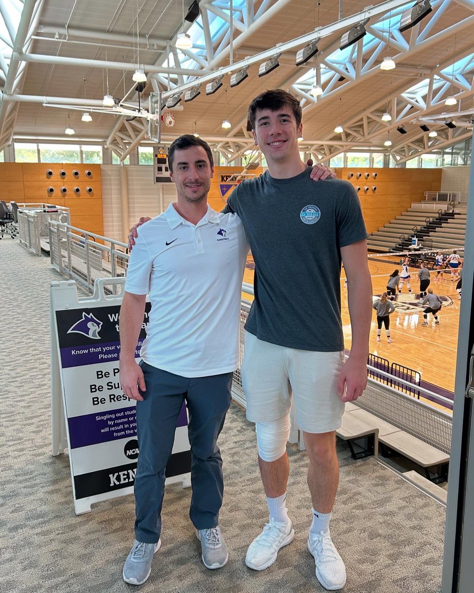 Thank you Coach Phillips, Coach Sosinsky and <a href="/Kenyon_MBB/">Kenyon Men’s Basketball</a> for a great visit!