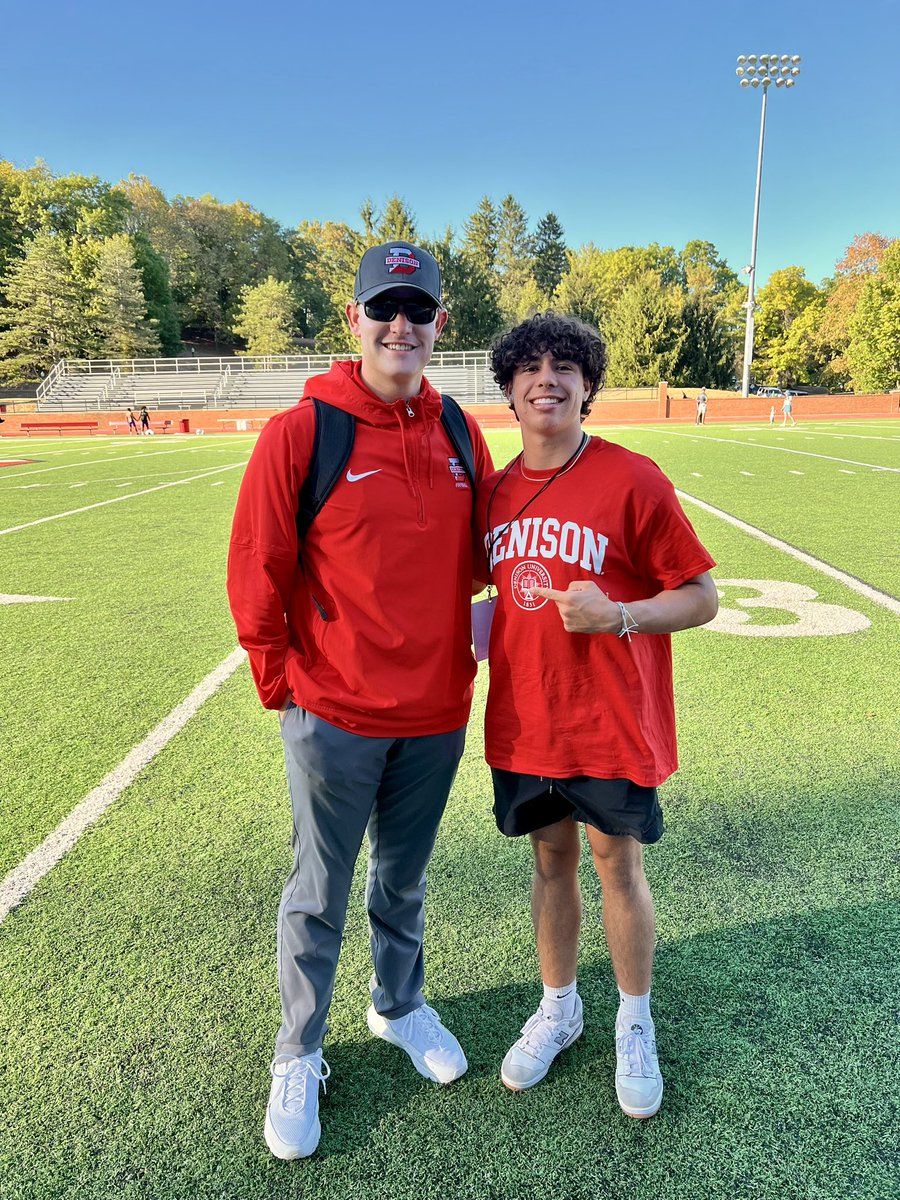Andrew Hamilton (@andrewh_2025) on Twitter photo Thanks for having me out yesterday <a href="/DUFootball/">Denison Football</a> ! Congrats on the win! Thank you <a href="/coachhatem/">Jack Hatem</a> and <a href="/CoachKJarrett/">Kaleb Jarrett</a> ! #RollDenny Thanks for having me out yesterday <a href="/DUFootball/">Denison Football</a> ! Congrats on the win! Thank you <a href="/coachhatem/">Jack Hatem</a> and <a href="/CoachKJarrett/">Kaleb Jarrett</a> ! #RollDenny