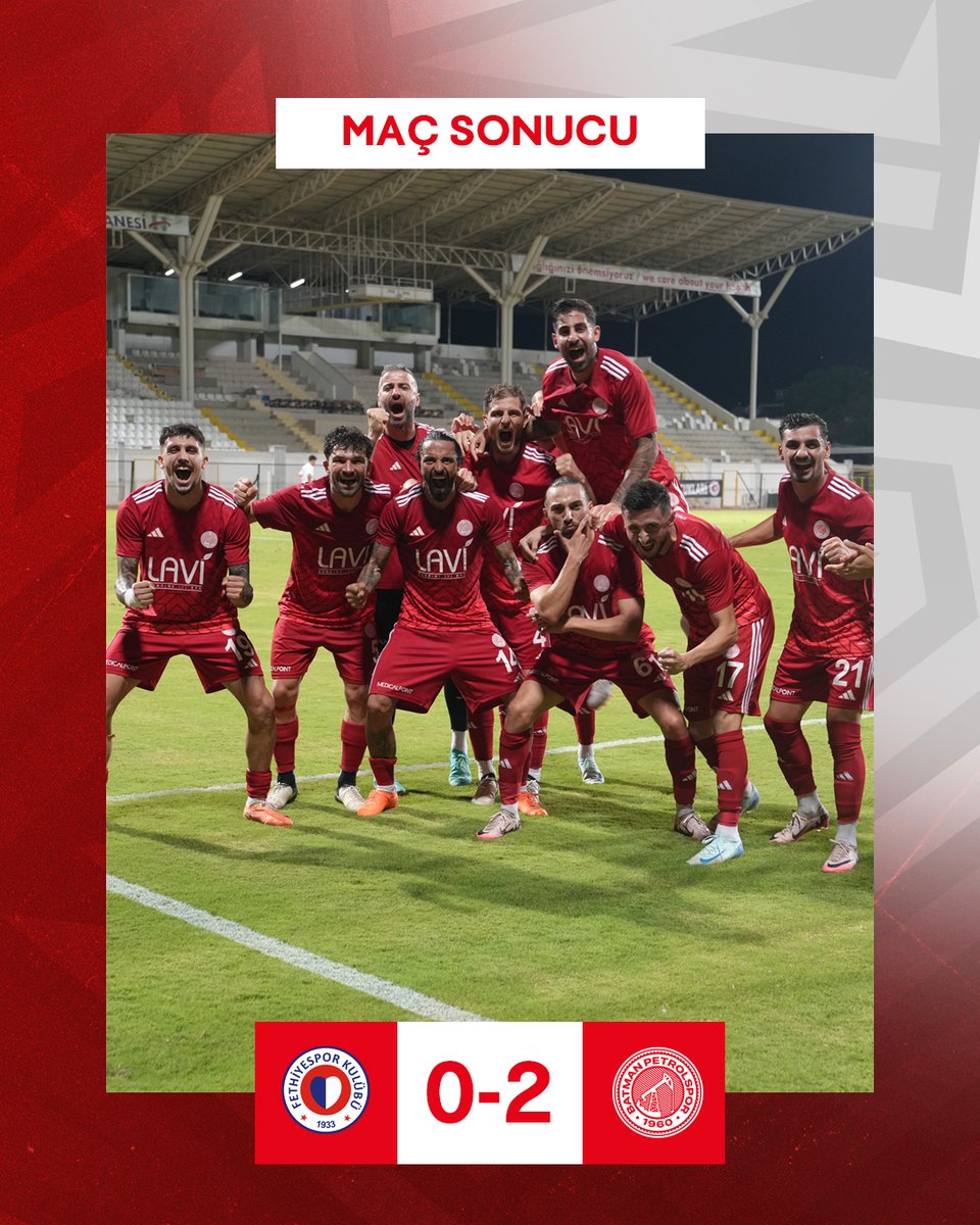 Fethiye’de 3 puan bizim 😎💪

Maç sonucu: Fethiyespor 0-2 Petrolspor 👏 #FTHvBPS