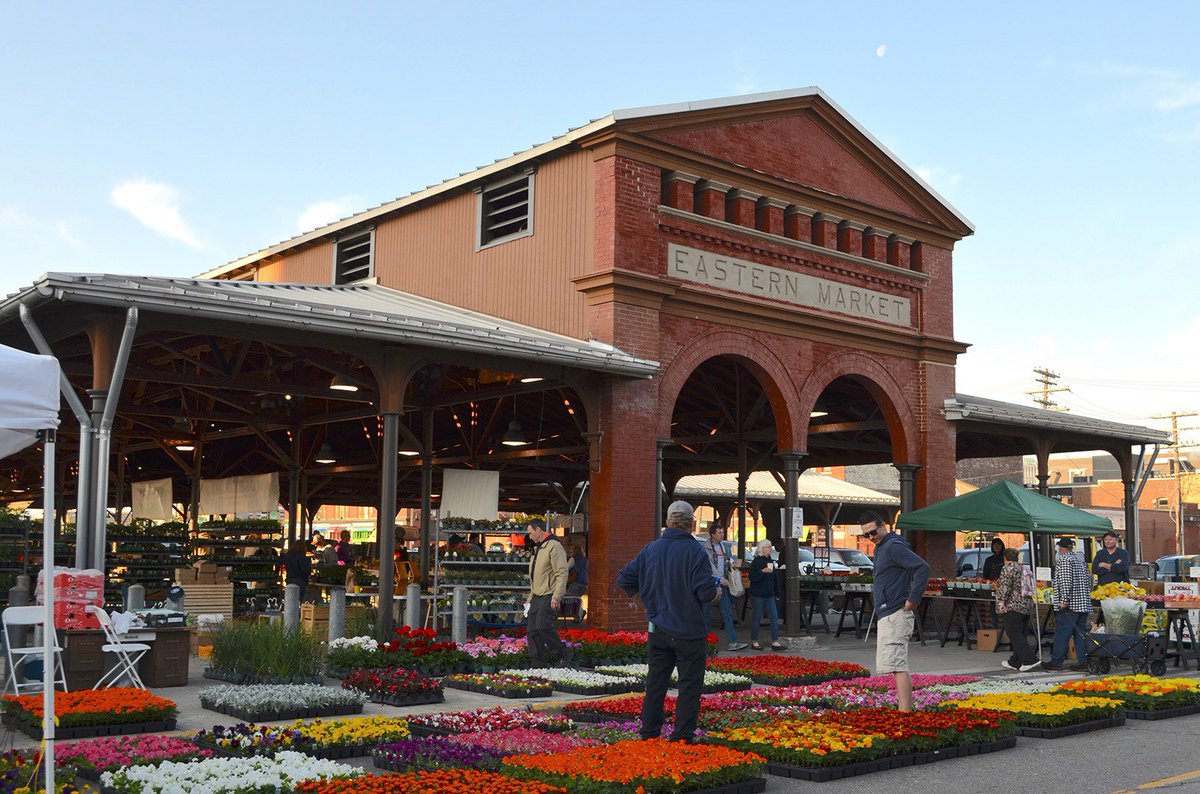 CommentFiend's tweet photo. @TheLastFarm Eastern Market in Detroit!!!!! Attached fish and meat market not shown here. https://t.co/iQKcGgkf1v