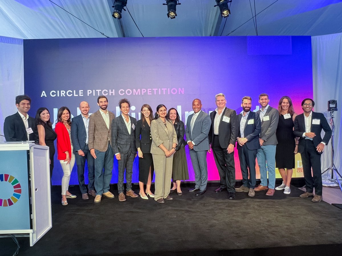 Big shoutout to @HarpaliumY <a href="/etherisc/">Etherisc</a> <a href="/with_moja/">Moja</a> for sharing their innovative projects - it certainly was a tough decision! 

Thank you to each of our judges for joining us today and showing their support for our competition series.
