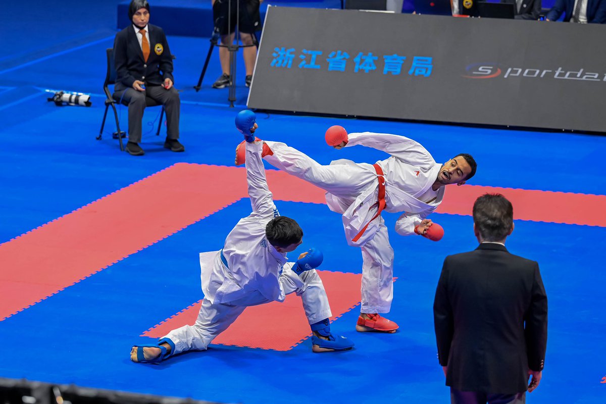SKF2034's tweet photo. تـأهب 🙅🏼‍♂️
انقضـاض 👊🏻
انتصـار 🫡
صرخـة بطـل 🥋

البطـل محمـد العسيري بعد فوزه على لاعب منتخب أوزبكستان التنبيك اولزاس 5/1 💚🇸🇦🙏

في البطـولة الآسيوية العشرون للكبار التي اقيمت في دولة الصين 🇨🇳 https://t.co/qyqf9Oxw1g