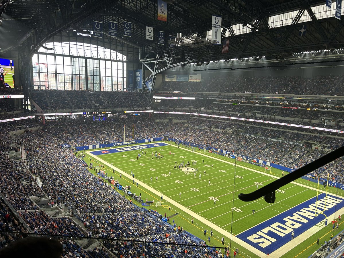 I thought our tailgate getting rained on would be the worst part of the day #CHIvsIND