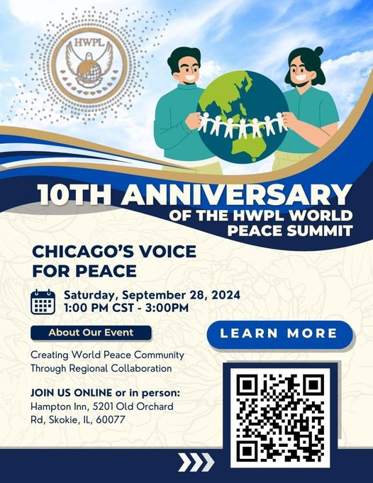 CelV3r's tweet photo. You are welcome to join us in the work of peace!

#HWPL #peace #DPCW #Chicago https://t.co/Y70H9K4w73