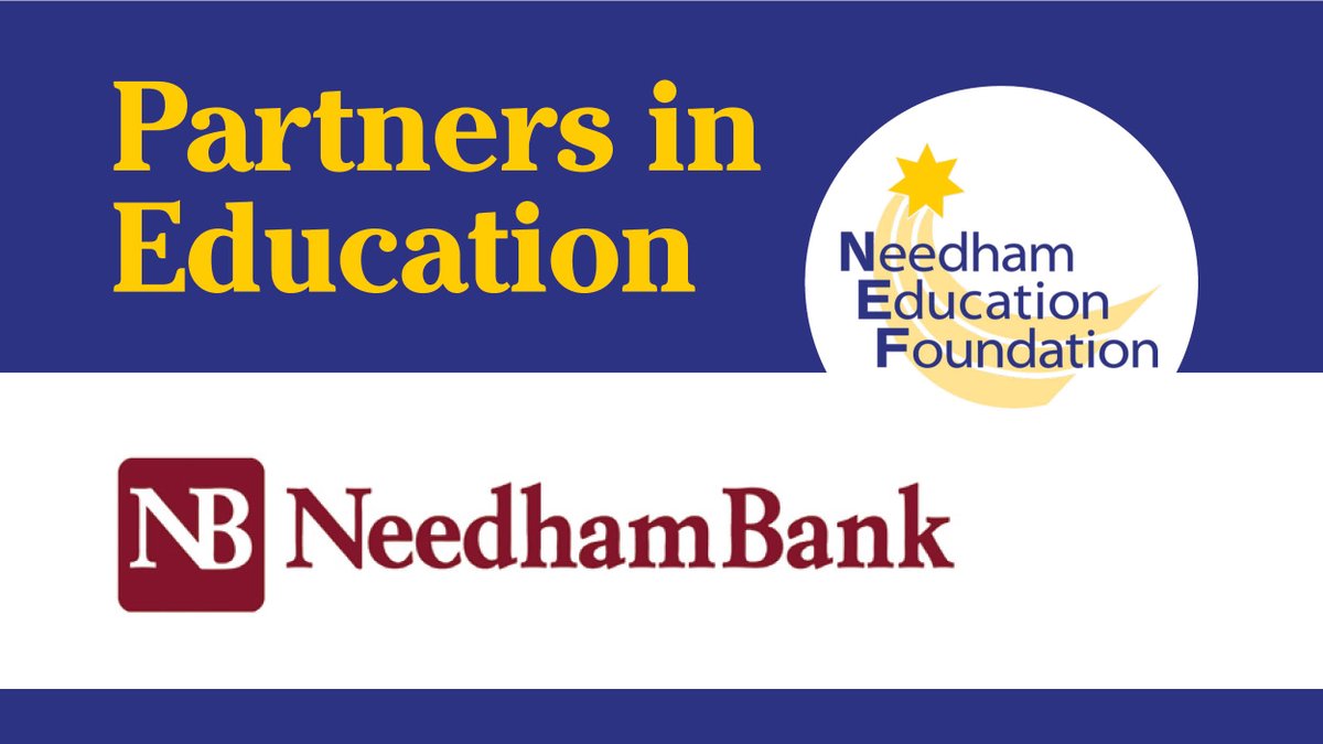The NEF would like to thank Needham Bank for being a 2024 Valedictorian Partner in Education. <a href="/NeedhamBank/">Needham Bank</a> has been a proud supporter of the NEF for over 20 years! With their help, the NEF is able to bring innovative and enriching educational opportunities to Needham’s students.