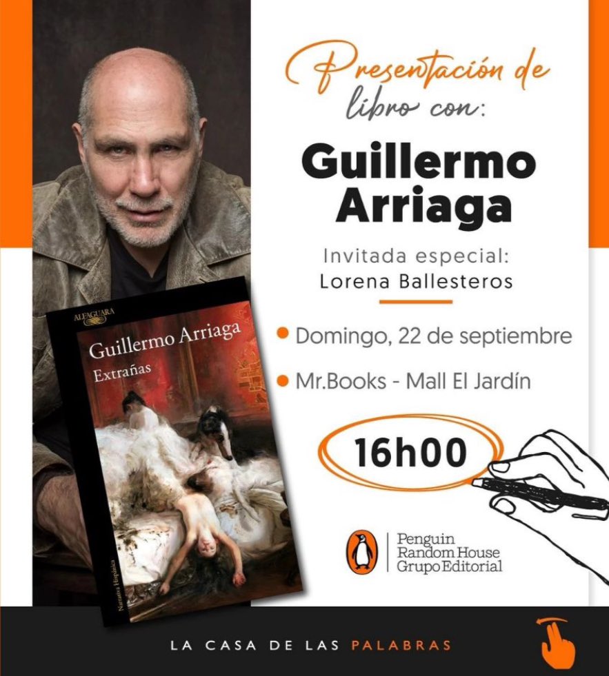 ☺️ Gente linda de #Quito no se pueden perder a este pedazo de escritor que estará hoy a las 16:00 junto con <a href="/LoByLolita/">Lorena Ballesteros Avilés</a>. 
Sigue disfrutando de tus lectores ecuatorianos, Big Boss <a href="/G_Arriaga/">Guillermo Arriaga</a>