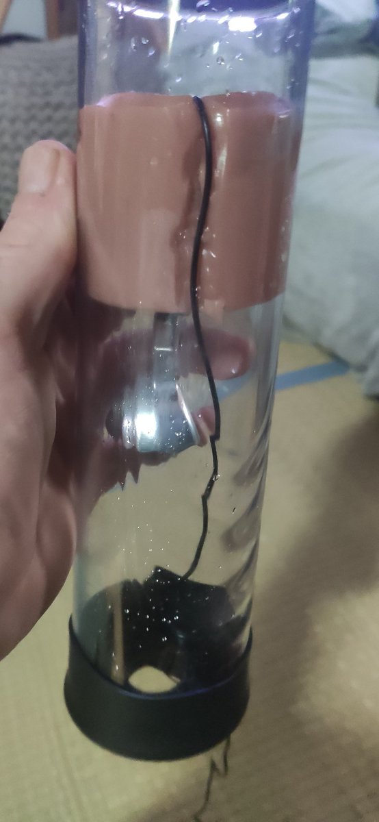 A DIY penis pump #estim device. My third session ever with estim got me a  HFO.