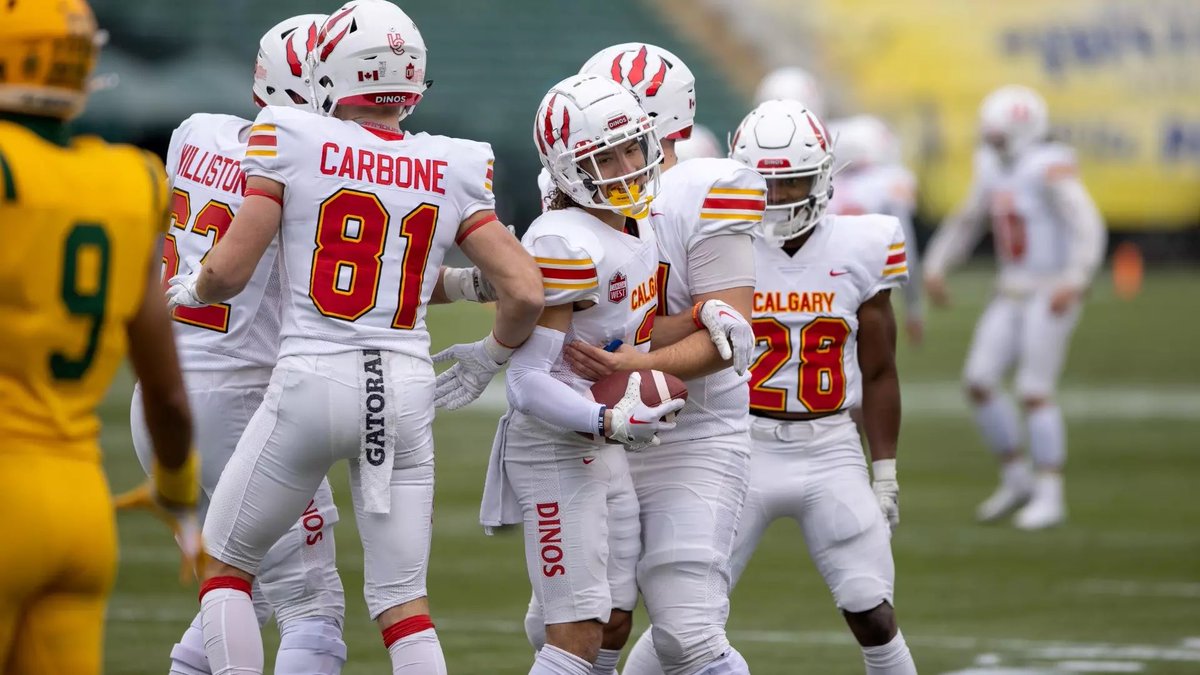 After a great visit with <a href="/Dinos_Football/">UCalgary Dinos Football 🏈</a> I’m happy to announce I’ve received an offer from the University of Calgary. Go Dino’s!