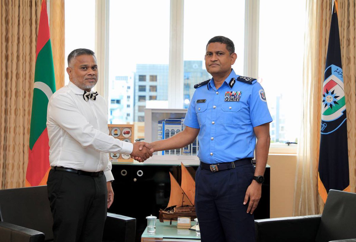 The Commissioner of Police, Ali Shujau, met with the newly appointed Prosecutor General, Justice (Retired) Uz. Abbas Shareef. Their discussions focused on collaborative initiatives to strengthen public safety, protection, and the efficiency of prosecutorial processes.