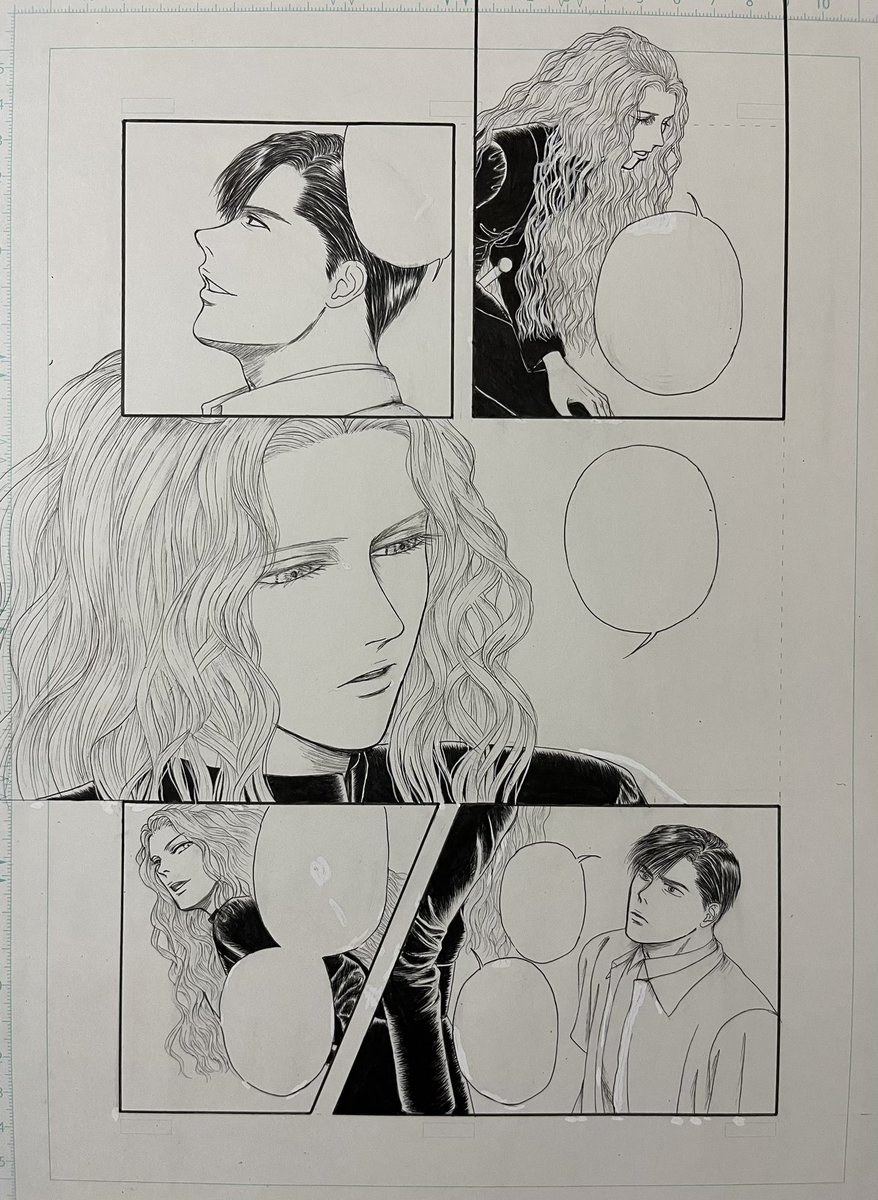 このページを描くのは超遅筆の私にしては早かった。下描きからペン入れまで8時間かかったけど 