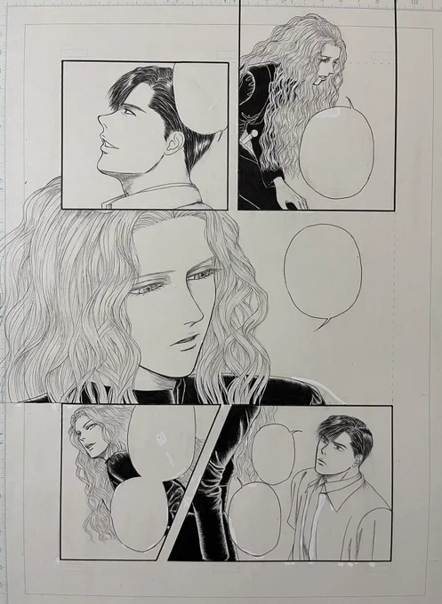 このページを描くのは超遅筆の私にしては早かった。下描きからペン入れまで8時間かかったけど 