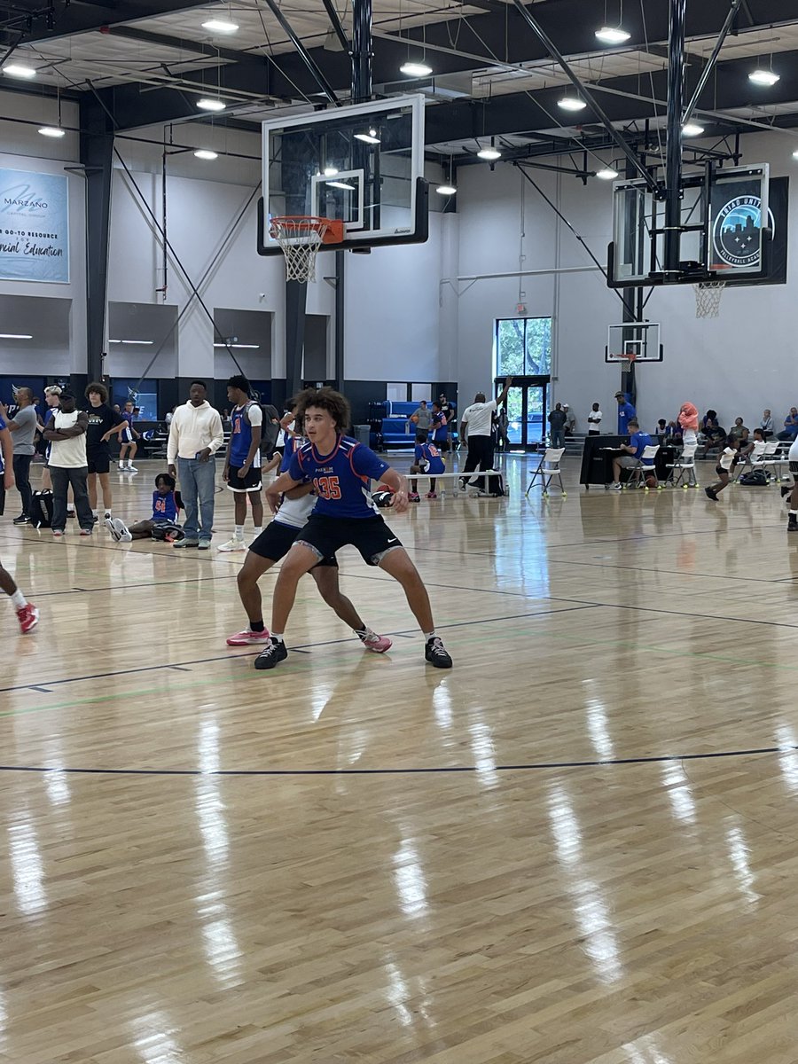 2028 6’5 Brayden Ragland impressed today at camp, using his size effectively to carve out space in the post. He was active on the glass and around the rim, giving his team multiple second-chance opportunities. Additionally, he showed strong help-side defense. Ragland has a lot of