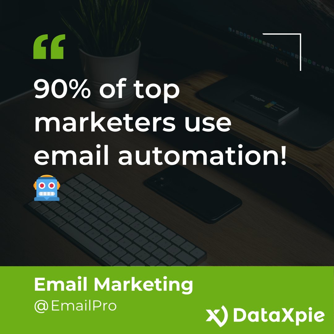 DataXpie's tweet photo. Join the pros! 🤖 Automate your emails! #EmailMarketing #Automation #Marketing https://t.co/NBfOGu6M2U