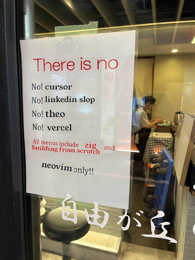0xluffy's tweet photo. hello! welcome to tpot ramen shop

we are very welcoming https://t.co/dbjGebcons