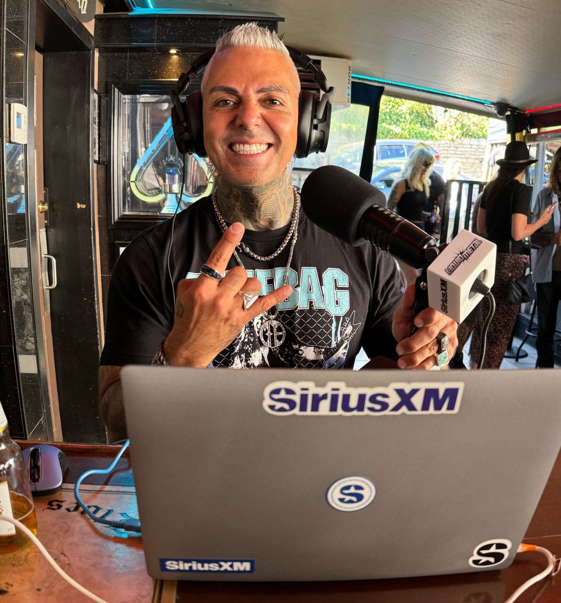 josemangin's tweet photo. Far beyond grateful celebrating year 24 @siriusxm -ThanX for listening to my dumbass every wk since day 1 #hardattack ➡️ @fnliquidmetal @SiriusXMOctane -it’s never been a job to me, it’s always been about positively spreading the love for Metal. It’s not work when you love it.💯 https://t.co/MVujCr6ON3
