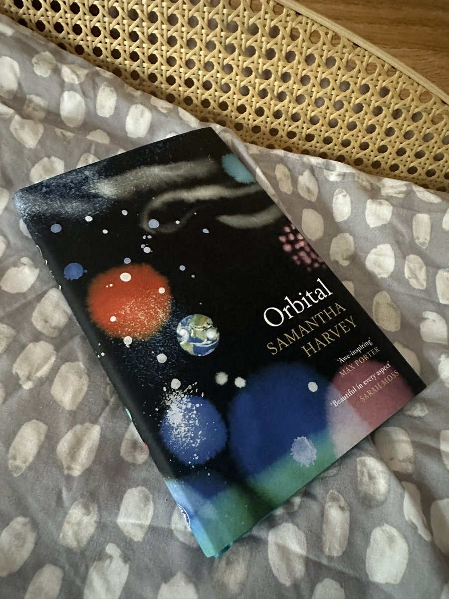 AlbersAlbie's tweet photo. @MillieMall and friends “Orbital” which mummy has in her book-pile is one of the six shortlisted for the Booker Prize. Can we include this in #naturetheme? #catchatbookclub https://t.co/81iZ3qzmsD