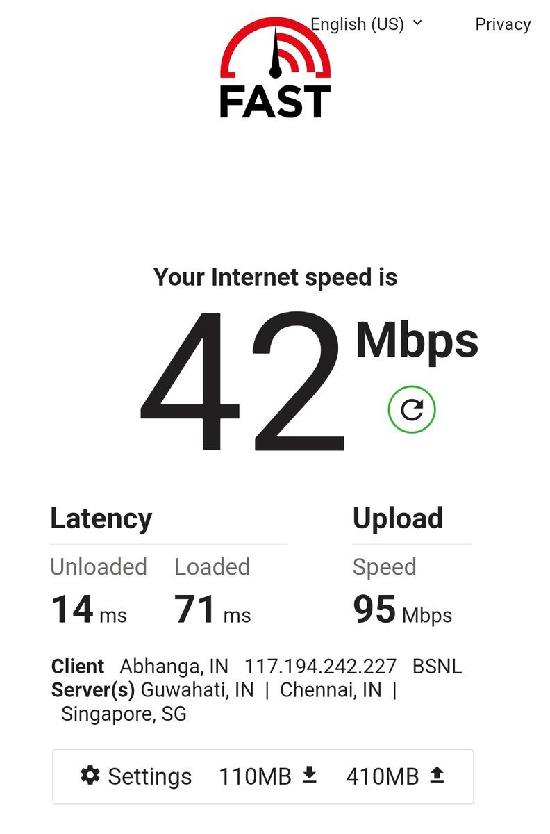 LuitBorah1's tweet photo. @BSNLCorporate I have recently got BharatFiber connection and even though my plan speed is 100mbps, I hardly get 30-50 mbps. Also now my upload speed is way higher than download speed which is weird. Can it be resolved? Waiting for your response. https://t.co/5JZLBh5Hh9