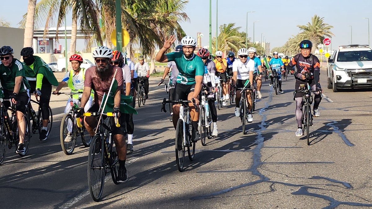 mun_yanbu's tweet photo. #بلدية_محافظة_ينبع  تشارك فريق دراج ينبع مسيره فرحة وطن بمناسبة #اليوم_الوطني_السعودي94
#نحلم_ونحقق
#ينبع_أجمل
#ينبع https://t.co/R7FQ0rArLK