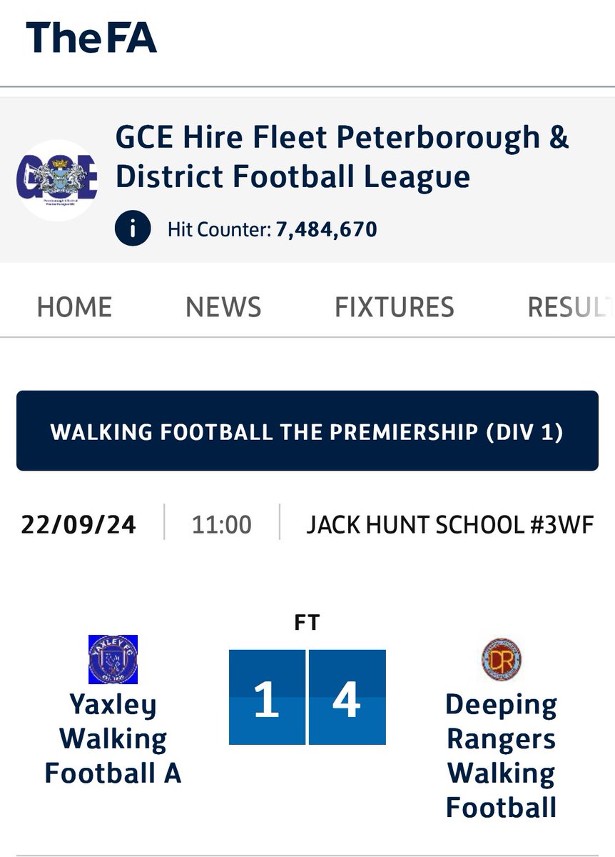 The first game of the season in terrible conditions ⛈️🌧️🌧️sees the team get off to winning ways against a very strong Yaxley side.
Goals from 
Martin ⚽️
Smith  ⚽️
Duncan ⚽️⚽️
<a href="/PDFLUK/">Peterborough & District Football League</a>