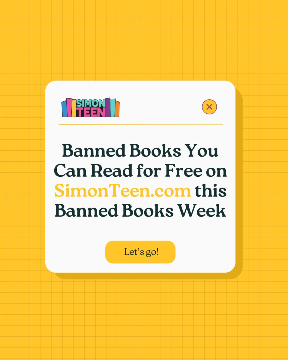 simonteen's tweet photo. This #BannedBooksWeek we (and everyone at @simonandschuster) are highlighting our commitment to preserving and strengthening the right to read. Join us in reading banned or challenged books this week, and read #TheLastToLetGo, #Unwind, and #Tweak for free from 9/22 - 9/28 here: https://t.co/rEhdfSl2pz