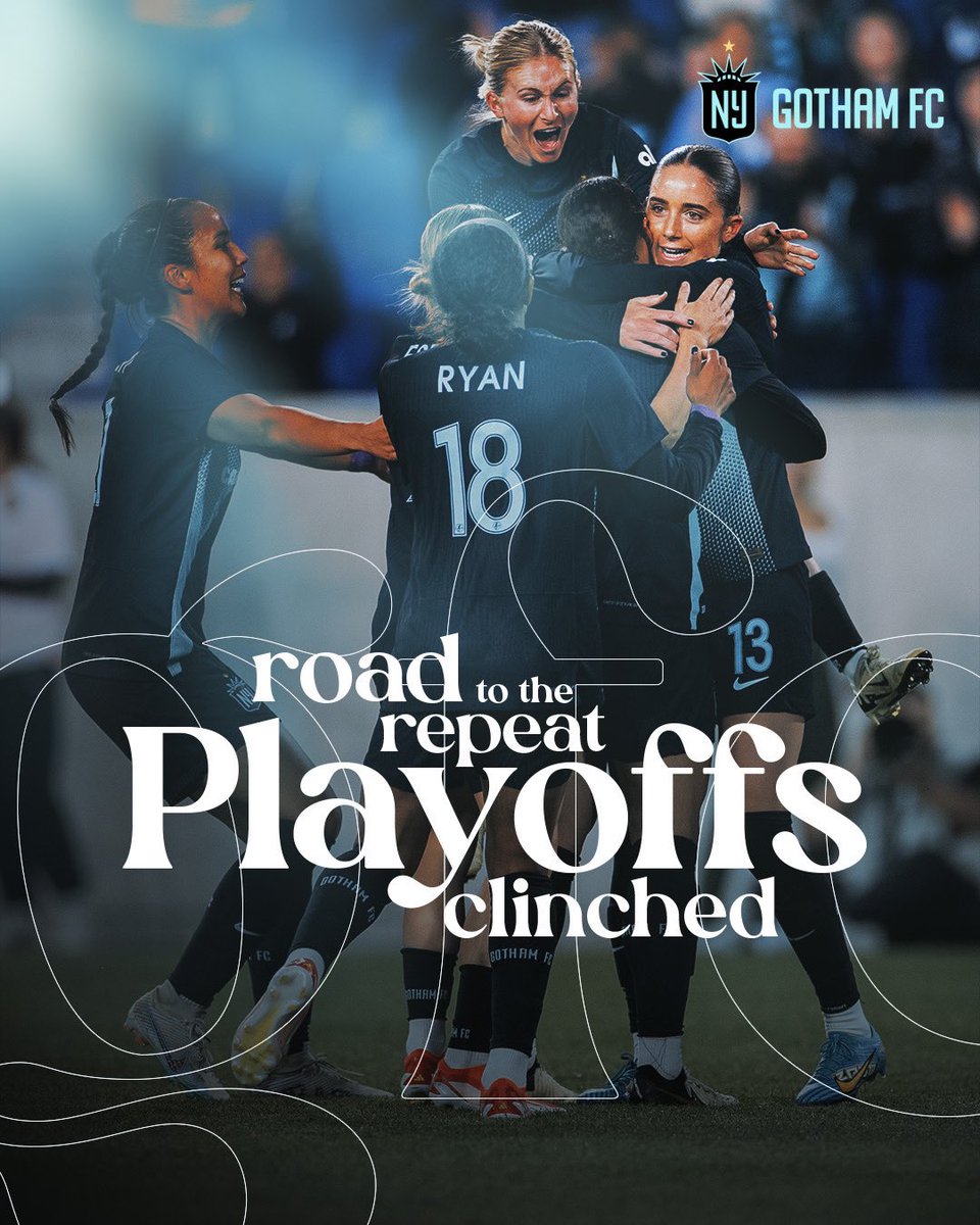 GothamFC's tweet image. WE'RE PLAYOFFS BOUND 🚨

ROAD TO REPEAT. HERE WE GOOOO.