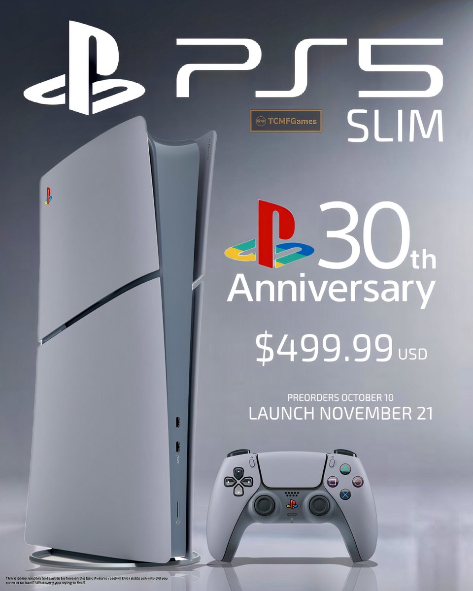 TCMF2's tweet image. PS5 30th Anniversary Prices 
⠀ ⠀ ⠀ ⠀ ⠀ ⠀ ⠀ ⠀ ⠀ ⠀  ⠀ ⠀ ⠀ ⠀ ⠀ ⠀ ⠀ ⠀ ⠀ ⠀  
Credible leaker Billibil Kun has leaked the prices of some of the 30th anniversary items 
⠀ ⠀ ⠀ ⠀ ⠀ ⠀ ⠀ ⠀ ⠀ ⠀  ⠀ ⠀ ⠀ ⠀ ⠀ ⠀ ⠀ ⠀ ⠀ ⠀  
The PS5 Slim is priced at 499.99…