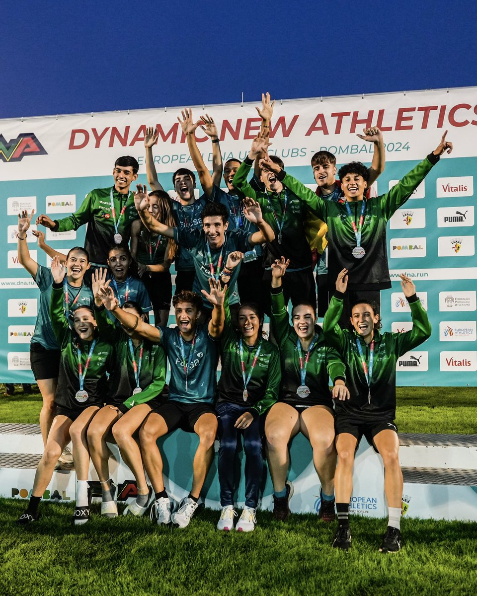 EuroAthletics's tweet photo. Final A top three: 

🏆 Sparta
🥈 Castellon 
🥉 Plzen

Thanks #DNAPombal, you were perfect! 💫

#AthleticsWithAttitude https://t.co/8a9t2Oi0xq