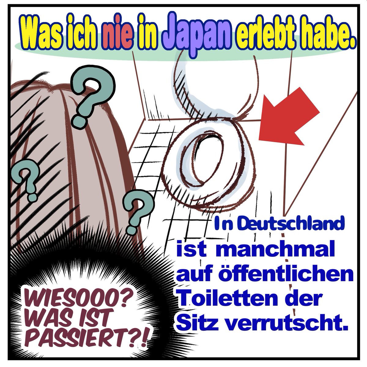 Waruuuum?! Mein Mann hat gesagt, dass er es nicht gemerkt hat.😅

#japaner #japanerin #kulturschock