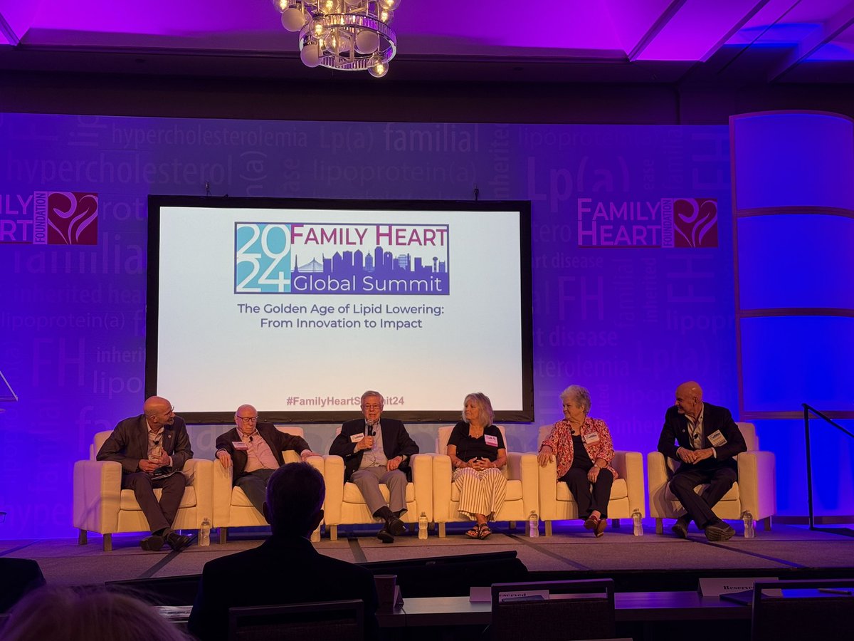 Harpreet Bhatia (@hsbhatia) on Twitter photo Inspiring discussion with Drs. Brown and Goldstein about the discovery of the role of the LDL receptor in FH #FamilyHeartSummit24
<a href="/FamilyHeartFdn/">Family Heart Foundation</a> <a href="/FaRodriguezMD/">Fatima Rodriguez</a> <a href="/CBallantyneMD/">Christie Ballantyne</a> Inspiring discussion with Drs. Brown and Goldstein about the discovery of the role of the LDL receptor in FH #FamilyHeartSummit24
<a href="/FamilyHeartFdn/">Family Heart Foundation</a> <a href="/FaRodriguezMD/">Fatima Rodriguez</a> <a href="/CBallantyneMD/">Christie Ballantyne</a>