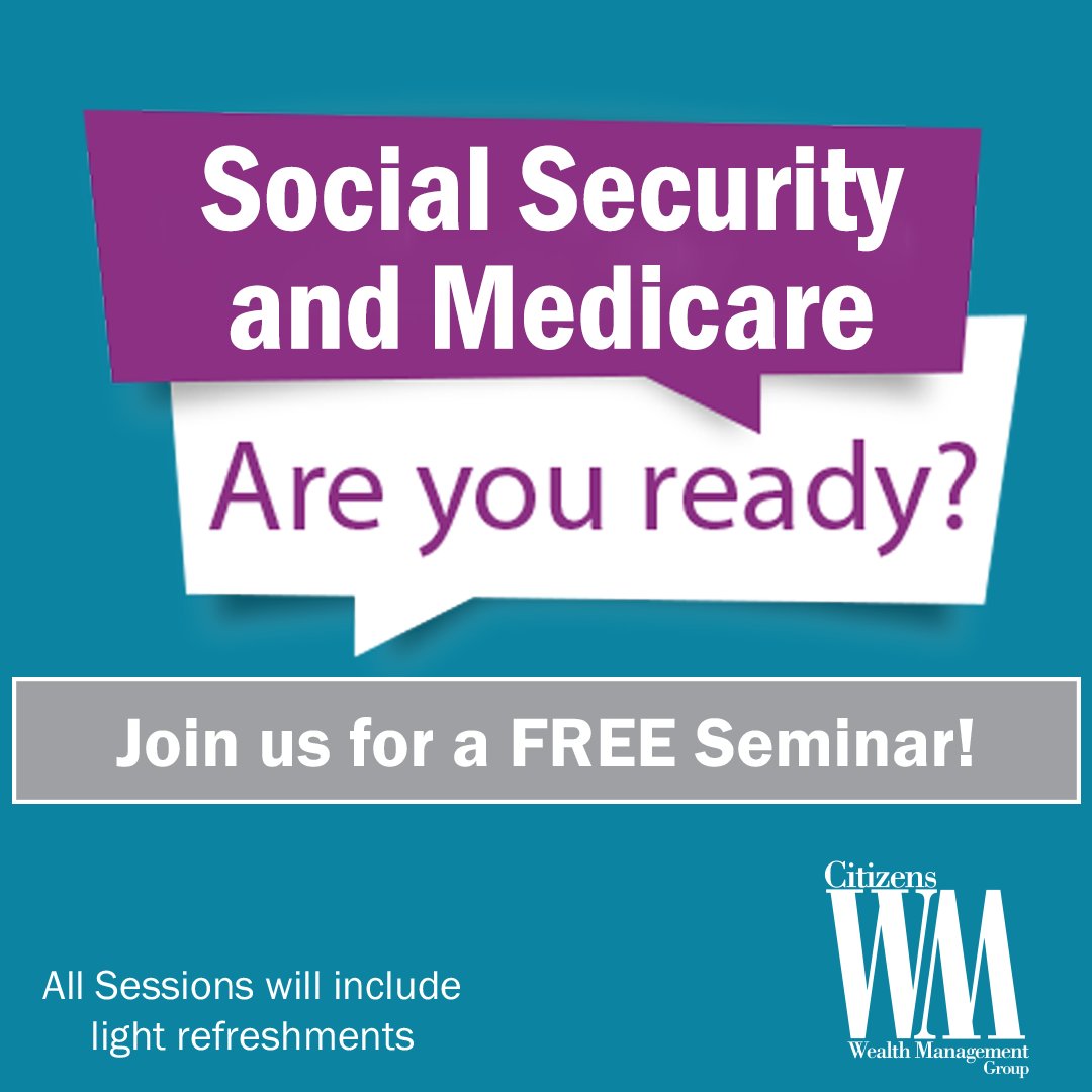 cnbohio's tweet photo. Join Ann Meiring, Citizens Wealth Management Advisor, October 10, 2024 at 6:00 PM for a Social Security Seminar.

This seminar will take place at the Citizens National Bank Lima office.
201 N Main Street
Lima, OH 45801

Please RSVP to Kim Swank at 419-358-0937 https://t.co/zhrFFrT2Tl